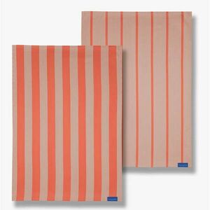 Pamut konyharuha szett 2 db-os 50x70 cm Stripes – Mette Ditmer Denmark kép