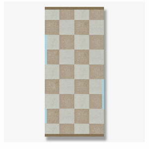 Bézs mosható szőnyeg 70x150 cm Square – Mette Ditmer Denmark kép