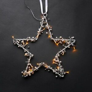 STAR LIGHTS dekor csillag LED-es égőkkel USB kábellel, Ø 30 cm kép
