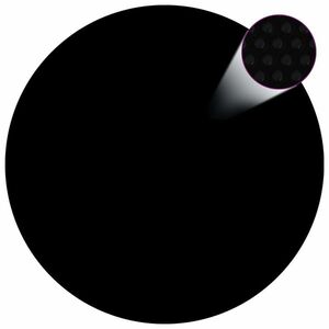 vidaXL fekete polietilén medencetakaró 381 cm kép