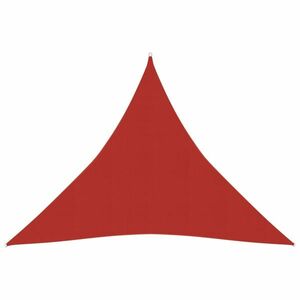 vidaXL piros HDPE napvitorla 160 g/m² 4, 5 x 4, 5 x 4, 5 m kép