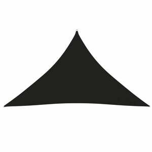 vidaXL fekete háromszög alakú oxford-szövet napvitorla 3 x 3 x 4, 24 m kép