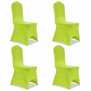 vidaXL 4 db zöld nyújtható székszoknya kép