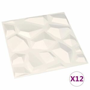 vidaXL 12 darab 3D fali panel 0, 5 x 0, 5 m 3 m² kép