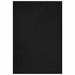 vidaXL fekete lábtörlő 80 x 120 cm kép
