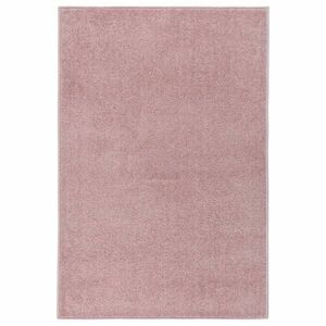 vidaXL rózsaszín rövid szálú szőnyeg 160 x 230 cm kép