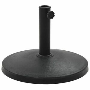 vidaXL kerek fekete műgyanta napernyőtalp 10 kg kép