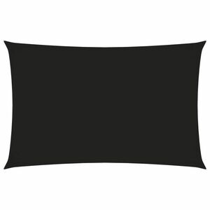 vidaXL fekete téglalap alakú oxford-szövet napvitorla 2 x 5 m kép