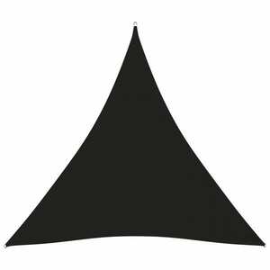 vidaXL fekete háromszögű oxford-szövet napvitorla 3 x 3 x 3 m kép