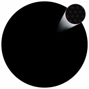 vidaXL fekete polietilén medence takaró 549 cm kép