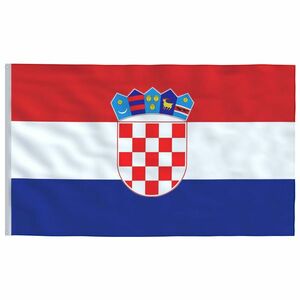 vidaXL horvát zászló 90 x 150 cm kép