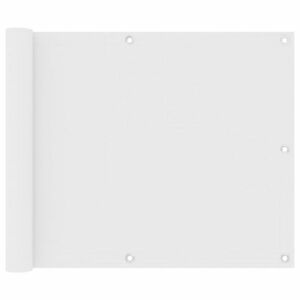 vidaXL fehér oxford-szövet erkélyparaván 75 x 400 cm kép