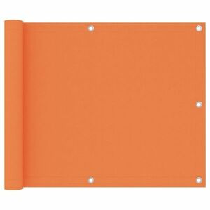 vidaXL narancssárga oxford-szövet erkélyparaván 75 x 500 cm kép