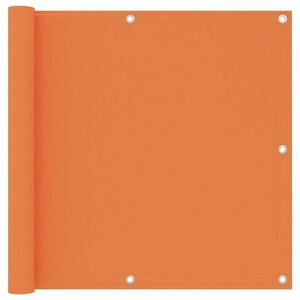 vidaXL narancssárga oxford-szövet erkélyparaván 90 x 500 cm kép