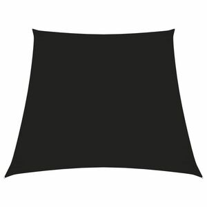 vidaXL fekete trapéz alakú oxford-szövet napvitorla 4/5 x 4 m kép
