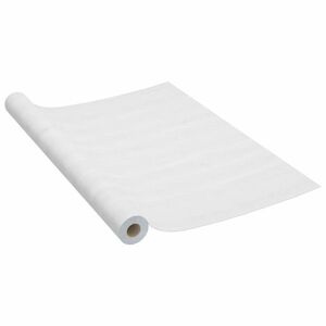 vidaXL fehér faszínű öntapadó PVC bútorfólia 500 x 90 cm kép