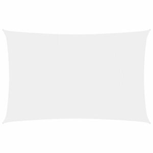 vidaXL fehér téglalap alakú oxford-szövet napvitorla 2, 5 x 5 m kép