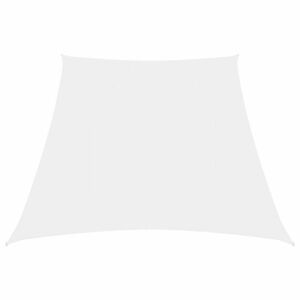 vidaXL fehér trapéz alakú oxford-szövet napvitorla 3/5 x 4 m kép