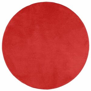 vidaXL OVIEDO piros rövid szálú szőnyeg Ø 280 cm kép