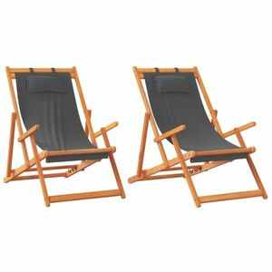 Összecsukható kemping szék – szürke kép