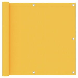 vidaXL sárga oxford-szövet erkélyparaván 90 x 600 cm kép