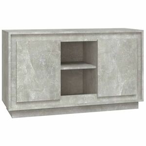 vidaXL betonszürke szerelt fa tálalószekrény 102x35x60 cm kép