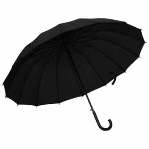 vidaXL fekete automatikus esernyő 120 cm kép