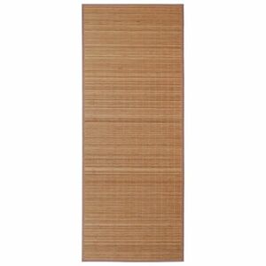 vidaXL barna bambusz szőnyeg 100 x 160 cm kép