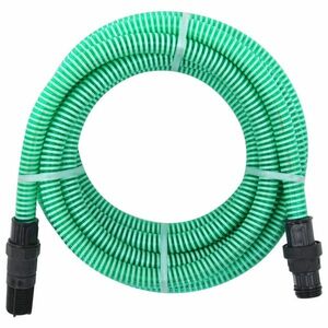 vidaXL zöld PVC szívótömlő PVC csatlakozókkal 1" 4 m kép