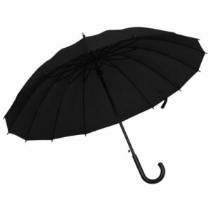 vidaXL fekete automatikus esernyő 105 cm kép