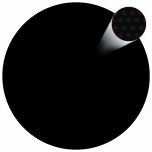 vidaXL fekete polietilén medencetakaró 356 cm kép