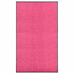 vidaXL rózsaszín kimosható lábtörlő 90 x 150 cm kép