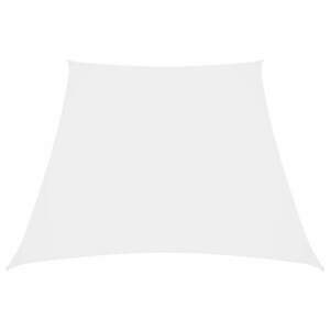 vidaXL fehér trapéz alakú oxford-szövet napvitorla 4/5 x 4 m kép
