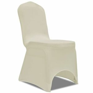 vidaXL 50 db krém nyújtható székszoknya kép
