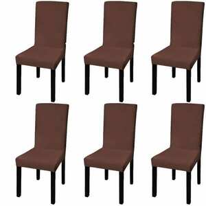 vidaXL 6 db barna szabott nyújtható székszoknya kép