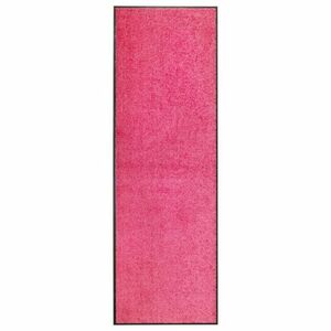 vidaXL rózsaszín kimosható lábtörlő 60 x 180 cm kép
