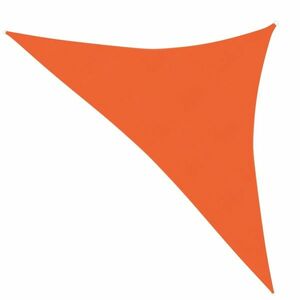 vidaXL narancssárga HDPE napvitorla 160 g/m² 3, 5 x 3, 5 x 4, 9 m kép