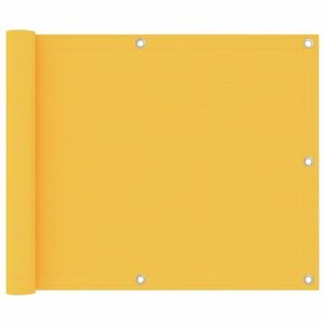 vidaXL sárga oxford-szövet erkélyparaván 75 x 400 cm kép