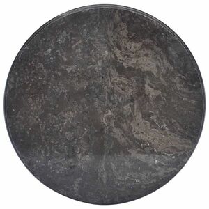 vidaXL fekete márvány asztallap Ø50 x 2, 5 cm kép