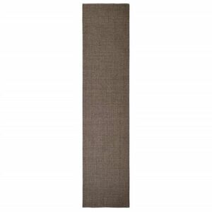 vidaXL barna természetes szizálszőnyeg 80x350 cm kép