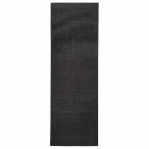 vidaXL fekete természetes szizálszőnyeg 66x200 cm kép