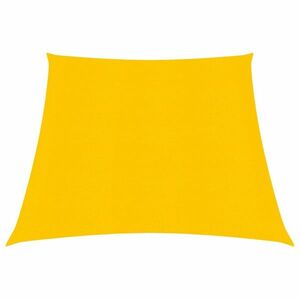 vidaXL sárga HDPE napvitorla 160 g/m² 3/4 x 2 m kép