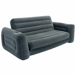 INTEX sötétszürke kihúzható fotel 203 x 231 x 66 cm kép
