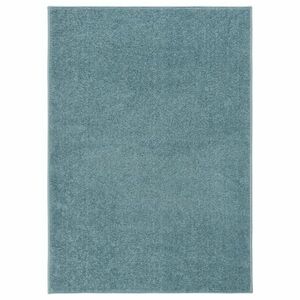 vidaXL kék rövid szálú szőnyeg 140 x 200 cm kép