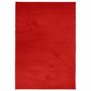 vidaXL OVIEDO piros rövid szálú szőnyeg 300 x 400 cm kép