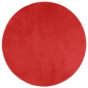 vidaXL OVIEDO piros rövid szálú szőnyeg Ø 100 cm kép