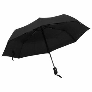 vidaXL fekete automatikusan összecsukható esernyő 95 cm kép