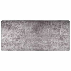 vidaXL szürke csúszásmentes mosható szőnyeg 80 x 300 cm kép