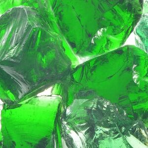 vidaXL gabion kerti üveg kő zöld 60-120 mm 25 kg kép