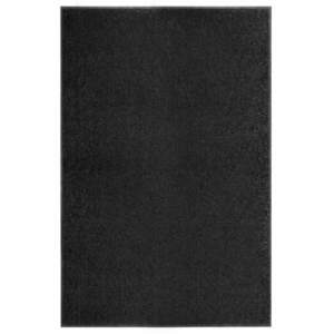 vidaXL fekete kimosható lábtörlő 120 x 180 cm kép